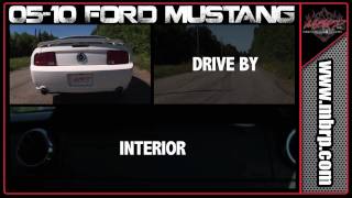 0510 Ford Mustang with MBRP Performance Exhaust Axle Back [upl. by Lisette]