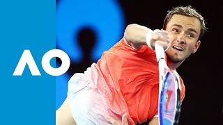 Novak Djokovic vs Daniil Medvedev second set tiebreak  Australian Open 2019 R4 [upl. by Ingles]