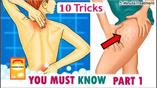 10 Baking Soda Tricks Every Woman And Man Should Know  10 Baking Soda Uses  5Minute Treatment [upl. by Vigen548]