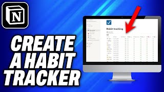 How To Create A Habit Tracker In Notion 2024  Easy Fix [upl. by Sokim]