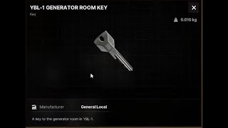 YBL Generator Room Key  Key Guide  Gray Zone Warfare [upl. by Trembly]