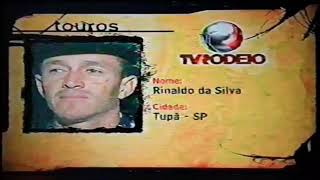 Rinaldo da Silva Formiguinha de Tupã SP campeão rodeio de Jaguariuna SP 2004 [upl. by Pierce]