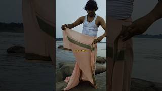 How to wear Dhoti dhoti kaise pahnte hai short viralvideo dhotistyle shortvideo [upl. by Ttirrej]