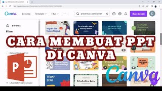 MEMBUAT POWERPOINT PPT DI CANVA II MEMBUAT PRESENTASI DI CANVA II CARA MEMBUAT PPT II DIAHS UTAMI [upl. by Euqinaj]