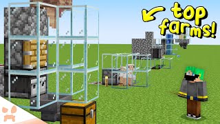 10 Minecraft Farms In 10 Minutes [upl. by Belia]