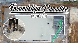 🚧 Beton für die Bodenplatte giessen und Flügelglätten Ein Riesen Schritt im Projekt 😱 Bauvlog 10 [upl. by Osnofedli68]