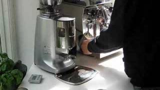 Espresso brewing on Giotto  Mazzer Super Jolly and back flush routine [upl. by Evangeline]