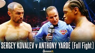 Sergey Kovalev v Anthony Yarde Full Fight  WBO World Light Heavyweight Title  August 2019 [upl. by Coster]