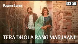 Tera Dhola Rang Marjaani Chand Ne Takkar De Raya Hai  Masoom Sharma  Nidhi  New Haryanvi Song [upl. by Ynohtnad282]