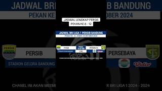 Jadwal Lengkap Persib Bandung jadwalliga12024 jadwalliga12024 jadwalpersib [upl. by Sharon]