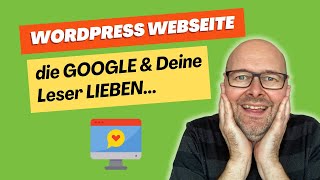 Schau mir zu wie ich mit WordPress amp AllInkl eine Webseite erstelle die Google amp die Leser lieben [upl. by Elenore]