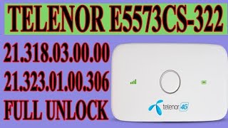 Telenor E5573cs Unlock  e5573cs322 21318030000  Telenor E5573cs322 213230100306 [upl. by Percy]