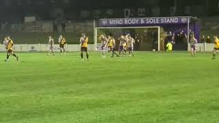 Congleton Town Vs Barnton FC great free kick [upl. by Teddman]