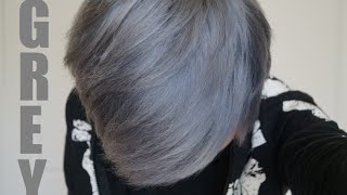 How to Dye Your Hair SilverGrey THE SAFE WAY [upl. by True]