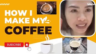 how I make my coffee coffeelover coffeeamericano coffeebrewed [upl. by Samtsirhc760]