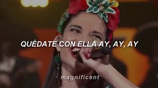 Natalia Jiménez  Quédate Con Ella Letra [upl. by Ylera]