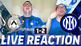 LIVE REACTION SERIE A  UdineseInter 12 InterPerSempre [upl. by Kurtis330]