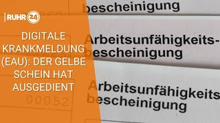 Digitale Krankmeldung eAU Der gelbe Schein hat ausgedient [upl. by Sibyl]