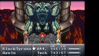 CHRONO TRIGGER SNES ENGLISH AZALA FIGHT LAVOS LANDS ON EARTH LAVOS SCREAM [upl. by Annaeerb676]