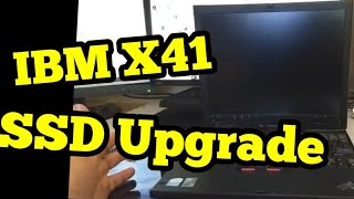 IBM X41t SSD Install Using an IDE to mSata Adapter OBD2 computer build [upl. by Jeffy790]