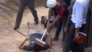 Thailand murder suspects forced to reenact killing [upl. by Htebyram]