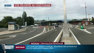 Inédit  une voie de passage unique réservée au covoiturage [upl. by Dinah]