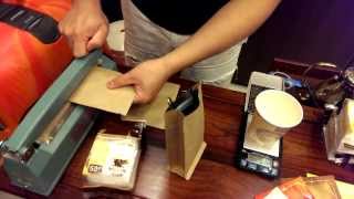 How to pack the drip coffee filter bags packaging [upl. by Sarkaria797]