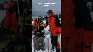 Building a snowmobile backflip jump skidoo skidoo snowmobile snowmobiling basecampmotorsports [upl. by Murielle]