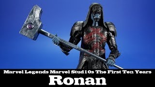 Marvel Legends Ronan Guardians of the Galaxy Marvel Stud10s The First Ten Years Hasbro Review [upl. by Frederick]