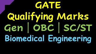 GATE Qualifying Marks Biomedical Engineering BM Paper  ESE Academy Shorts [upl. by Animehliw]