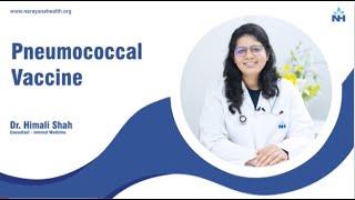 Pneumococcal Vaccine  Dr Himali Shah [upl. by Crin]