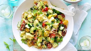 Simple Cabbage Salad with Avocado Recipe [upl. by See]