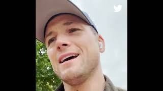 FanTweets with Taron Egerton BlackBird Filming  Twitter [upl. by Huttan174]