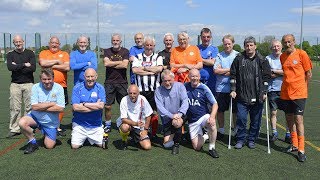 Grimsby Ancient Mariners Walking Football Club prepare for Almelo City Cup 2019 [upl. by Nnylidnarb]