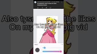 Princess peach blackpink music kpop love song tiktok memes [upl. by Shalna]