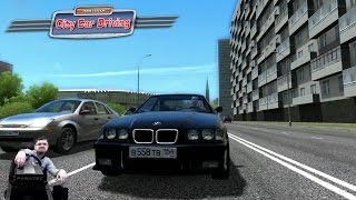 Жогово на дорогах Москвы на BMW M3 E36  City Car Driving на руле Fanatec CSL Elite [upl. by Siegler]