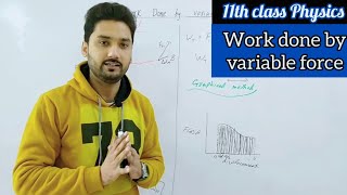 Work done by variable force  class 11 physics  physics ka safar [upl. by Atterahs]