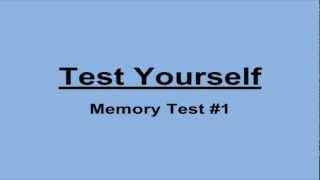 Memory Test  Easy [upl. by Audi]