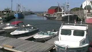 Fall and rise of the tide in the Bay of Fundy at Halls Harbour Nova Scotia  Time Lapse [upl. by Finley]