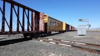 BNSF 1456 NB Pounding the daimonds [upl. by Ledif926]