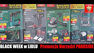 Lidl BLACK WEEK  Nowy Katalog Narzędzi PARKSIDE w Promocyjnych Cenach  Gazetka Listopad 2023 [upl. by Airrotal]