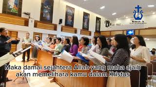 Paduan Suara Anugerah HKBP Menteng  BersukacitalahRejoice In The Lord Always George Rathbone [upl. by Lefkowitz385]