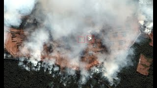 Toropets Satellite Imagery Shows Damage to Missile Storage [upl. by Eniamraj]