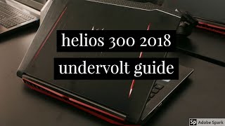 Acer Predator Helios 300 2018 i7 8750H GPU amp CPU Guide Overheating Fix [upl. by Iztim]