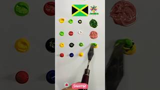 Color mixing with country flags art colormixing satisfying shorts [upl. by Besnard]