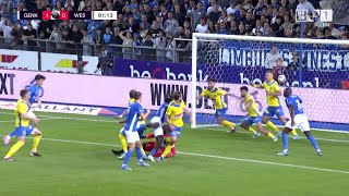 Highlights • KRC Genk 1  0 KVC Westerlo 30082024 [upl. by Nila]