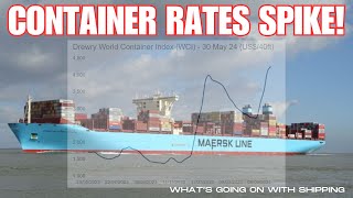 Red Sea Chaos Freight Rates Soar As Port Congestions Worsen [upl. by Lebatsirc]