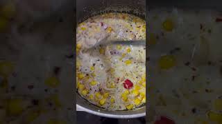 Prawns white sauce pastaeasy and quick recipeyummy musttrytrending youtubeshorts [upl. by Latsyrhk]