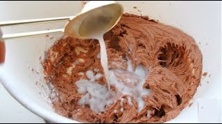 The Easiest Chocolate Buttercream [upl. by Hanford]