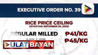 Price ceiling sa bigas ipatutupad na simula Martes [upl. by Browne]